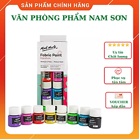 MÀU VẼ VẢI MONT MARTE BỘ 8/12/20/24/36 MÀU X 20ML (FABRIC PAINT)