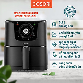 Mua Nồi chiên không dầu Cosori CO158 - AF( 5 5 Lít) gợi ý chế độ nấu - Hàng chính hãng bảo hành 2 năm