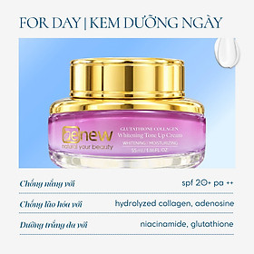 Kem Dưỡng Trắng, Chống Nắng, Nâng Tone - Benew Glutathione Collagen Whitening Tone Up Cream SPF 20+PA++ (55ml)