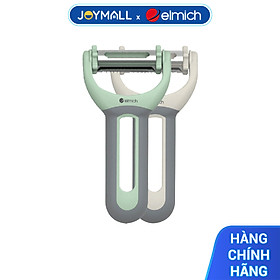 Dụng cụ nạo gọt rau củ quả 3 trong 1 Elmich EL8415, Hàng chính hãng, Tích hợp 3 lưỡi dao - JoyMall