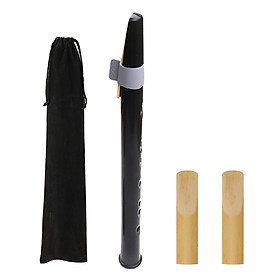 8-Hole Little Sax Simple Mini Saxophone Pocket Sax with Reed Professional Instruments for Amateurs and Beginners