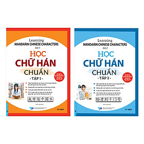 Combo Học Chữ Hán Chuẩn (2 Tập)