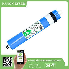 Hình ảnh Lõi lọc nước số 4 máy RO, Màng RO Nano Geyser, Dùng cho các dòng máy lọc nước RO, Kangaroo, Karofi, Aqua - Hàng Chính Hãng