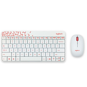  Bộ Chuột Và Bàn Phím Không Dây Logitech MK240/MK245 - Nano White