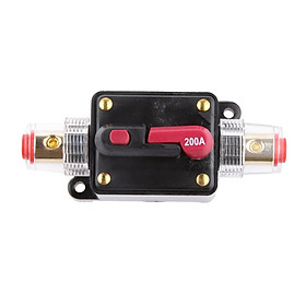 Hình ảnh 200 AMP Car Auto Marine Stereo Audio Inline Circuit Breaker Fuse Panel Mount