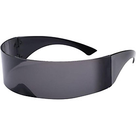Cool Futuristic Wrap Around Monob Costume Sunglasses Mask Novelty Glasses Birthday Halloween Party Decoration Party Supplies