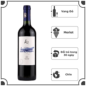 Rượu vang Chile Korta Varietal K42 Merlot