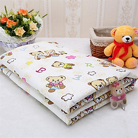 Tấm lót chống thấm cỡ lớn (Size 120 x 80 cm) tiện lợi, an toàn cho bé. Tấm lót cũi, lót giường đa năng 3 lớp