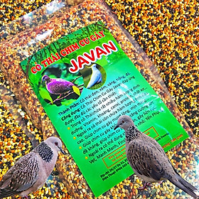 Thức ăn cỏ thái ngũ sắc chim cu gáy, 500gram hạt kê trộn dành cho Yến Phụng