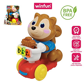 Sóc nâu cảm ứng tập bò, đuổi bắt vui nhộn Winfun - 1148