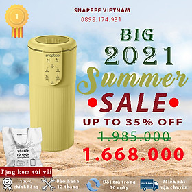 Máy Làm Sữa Hạt Mini SnapBee Thế Hệ Mới Không Tiếng Ồn - Hàng Chính Hãng
