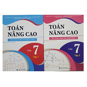 Sách - Combo Toán nâng cao Bồi dưỡng và phát triển năng lực Toán lớp 7 tập 1 + tập 2