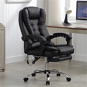 Mua Ghế xoay văn phòng nâng hạ độ cao  có chức năng matxa  có gác chân  da PU cao cấp - Bảo Hành 2 Năm