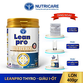 01 lon sữa Leanpro Thyro 400g - Sữa dành cho người bệnh tuyến giáp