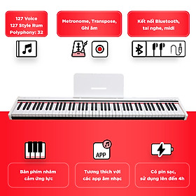 Mua Đàn Piano điện/ Mobile Digital Piano - Maxwell MAX100 (WH) - Màu trắng - Hàng chính hãng