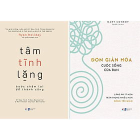 Hình ảnh Combo 2 Cuốn: Tâm Tĩnh Lặng Bước Chậm Lại Để Thành Công + Đơn Giản Hóa Cuộc Sống Của Bạn