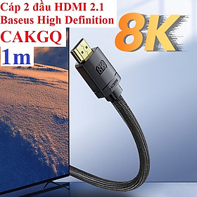 Cáp hai đầu HDMI 2.1 hỗ trợ 8K Baseus High Definition Series CAKGQ _ Hàng chính hãng