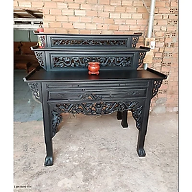 Mua Sập thờ 3 tầng màu đen nhiều kích thước MAU204 - Đồ Gỗ Mạnh Hùng