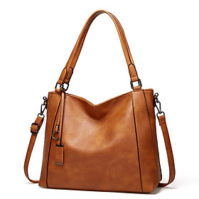 Hình ảnh Soft leather handbags portable fashion trend casual bag shoulder messenger bag