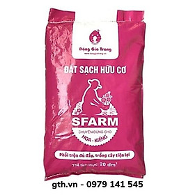 Mua Túi 5dm3 đất sạch hữu cơ Sfarm chuyên dùng cho hoa kiểng