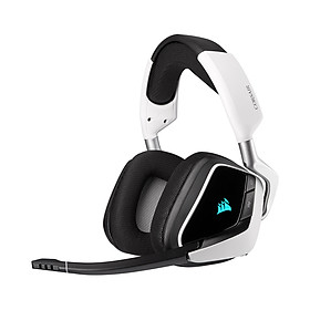Mua Tai nghe chơi game không dây Corsair VOID RGB ELITE 7.1 White- HÀNG CHÍNH HÃNG