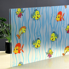 Mua Combo 5m Decal Giấy Dán Kính CÁ VÀNG XINH XẮN Khổ 45cm Có Sẵn Keo Tiện Lợi