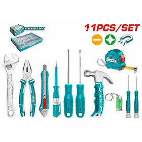 BỘ 11 CÔNG CỤ GIA DỤNG TOTAL THKTV02H111 - HÀNG CHÍNH HÃNG