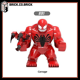 Đồ Chơi Lắp Ráp loại lớn Bigfig Venom  Siêu Anh Hùng Carnage Người nhện X888