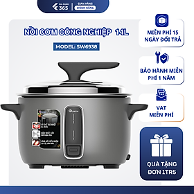 Nồi cơm điện 14 lít Sowun SW 6938 - Hàng chính hãng
