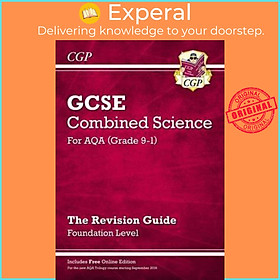 Hình ảnh Sách - Grade 9-1 GCSE Combined Science: AQA Revision Guide with Online Edition - Fo by CGP Books (UK edition, paperback)