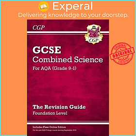 Sách - Grade 9-1 GCSE Combined Science: AQA Revision Guide with Online Edition - Fo by CGP Books (UK edition, paperback)