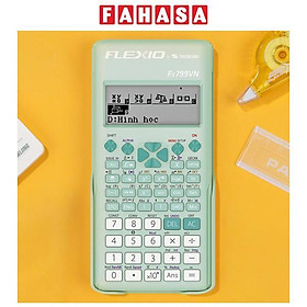 Máy Tính Khoa Học Flexio - Thiên Long fx-799VN - Phiên Bản 2026 - Màu Bạc Hà