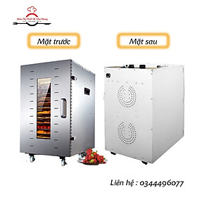 Mua  16 khay trục xoay  Máy sấy hoa quả  thực phẩm  hoa khô   dược liệu. Tủ sấy 16 khay trục xoay