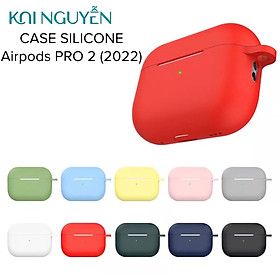 Ốp Case Silicone KAI PROTECTIVE FULL COLOR Dành Cho AirPods PRO 2, Kèm Móc Khóa - Hàng Nhập Khẩu