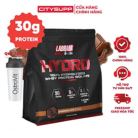 Labrada Pro Series HYDRO | 100% Hydrolyzed Whey Protein Isolate | 30g Protein, 6g BCAA, 4.5g Glutamine | Hấp Thu Nhanh, Tinh Khiết, Không Đường & Không Lactose