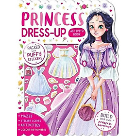 Sách dán hình thời trang công chúa Princess Dress-Up Activity Book | Bookmedi sách chính hãng