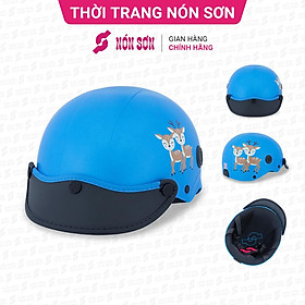 Mũ bảo hiểm nửa đầu trẻ em hoa văn chính hãng NÓN SƠN-DC-499.113