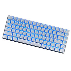 Gaming Keyboard Mechanical Wired Keyboard Backlight keyboard 82-Keys White - intl