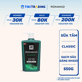 Sữa Tắm Romano Classic 650g