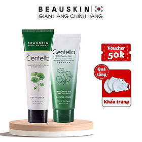 Bộ Sản Phẩm Làm Sạch Sâu, Dưỡng Ẩm Hiệu Quả BEAUSKIN Centella Cica