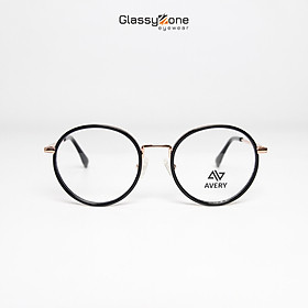 Gọng kính cận, Mắt kính giả cận Acetate Form tròn Nam Nữ Avery 14047 - GlassyZone