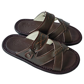 Dép Nam BIGGBEN Da Bò Thật Cao Cấp DN328