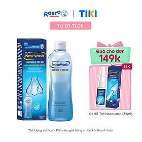 Dung dịch rửa mũi tiện dụng Rohto NoseWash (Bình thay thế) 400ml