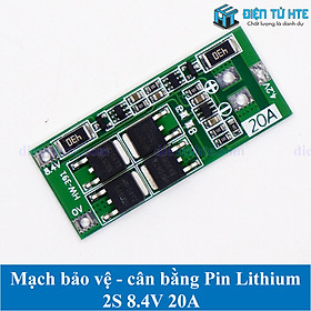 Mua Mạch bảo vệ Pin Lithium 2S cân bằng 8.4V 20A