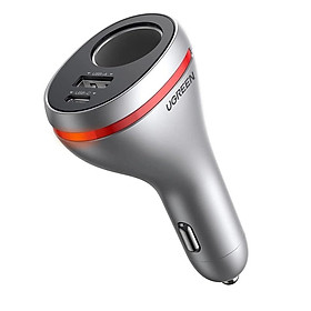 Mua Ugreen 60712 84W sạc xe PD QC3.0 cổng USB A và Type C màu bạc chuẩn quick charge 3 CD204  Hàng chính Hãng