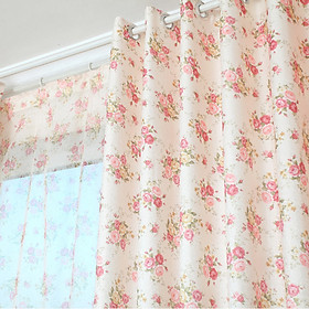 Mua Rèm treo cửa đóa hồng nhỏ nhiều kích thước (vải dày đẹp)
