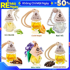 Tinh Dầu Nguyên Chất Treo Xe Hơi, Treo Phòng Gia Đình| Tự Chọn Mùi, Có Kiểm Định Chất Lượng| Tinh Dầu TIDAMO Treo Thơm Phòng, Khử Mùi Xe Hơi, Thư Giản và Đuổi Muỗi