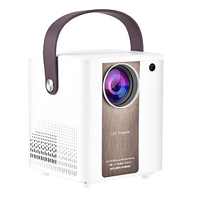 C500 Portable LCD LED Projector 1080P Home Theater 4000 Lumens 2000:1 Contrast Ratio with HD IN AV USB TF Card Slot