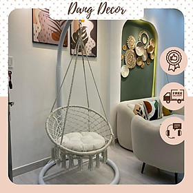 Mua Xích đu võng đơn giãn thư giãn nội thất macrame trang trí