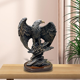 Eagle Statue Eagle Sculptures, Resin Table Crafts Modern Desktop Ornament ,Creative Animal Sculpture for Office Table Bookshelves Cabinet ,Cafe